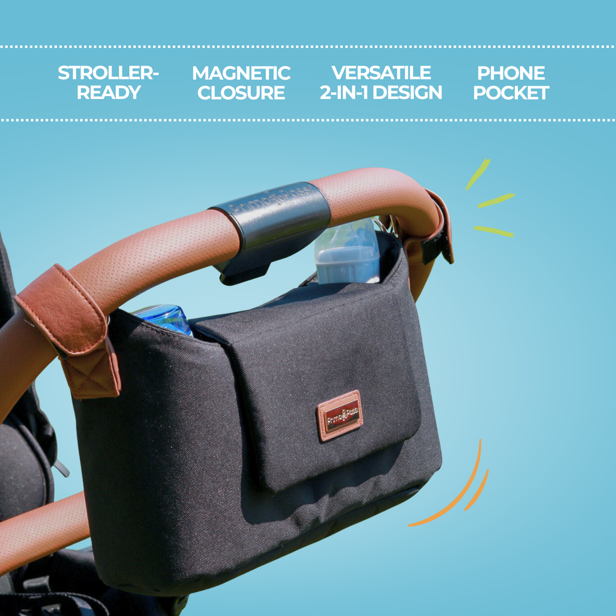 Nero Stroller Organizer | 2-in-1 Organizer & Shoulder Bag