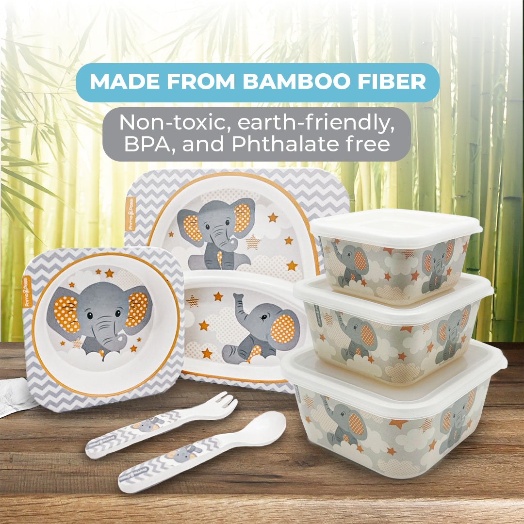 Primo Passi - Bamboo Fiber, Kids Super Combo 7pk, Little Elephant