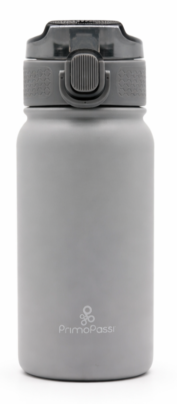 Primo Passi Insulated Straw Bottle Gray