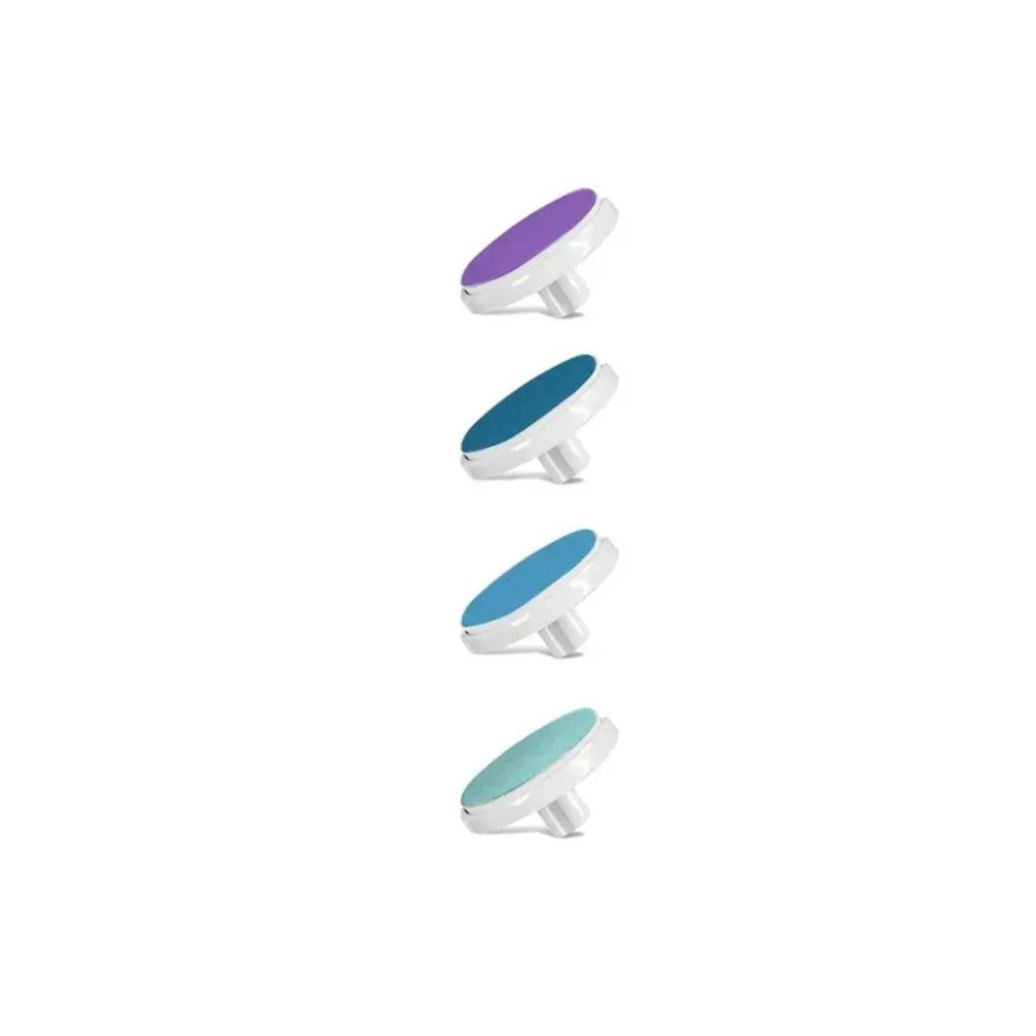 4 Baby Electric Nail Trimmer Replacement Pads on a white background
