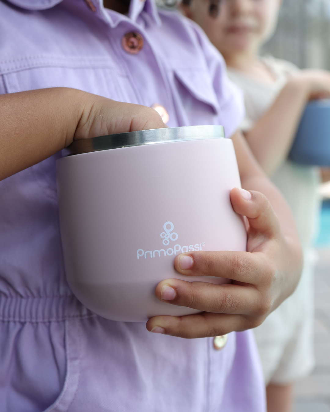 Primo Passi - Insulated Bottle + Insulated Food Jar - Light Pink