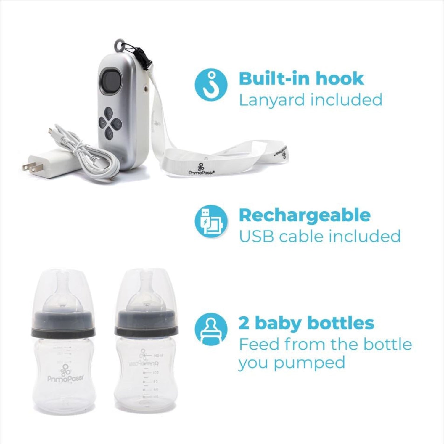 Portable Dual Electric Breast Pump β Special Edition | Primo Passi