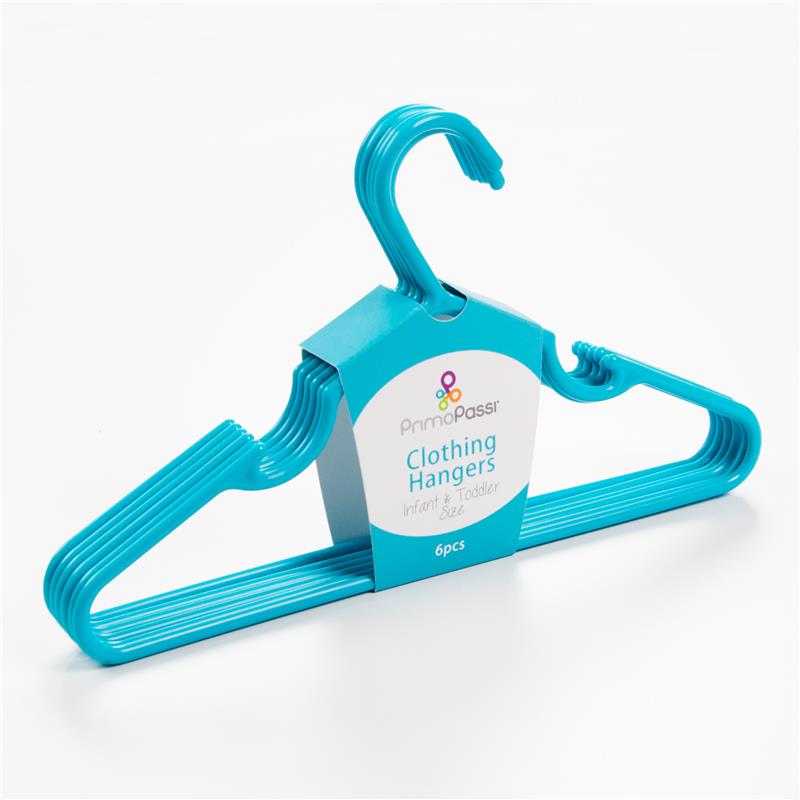 WJWSKI Adjustable Plastic Infant Hangers - 20 Pack, Cascading Design, Space  Saving, Blue