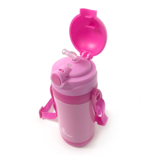 Primo Passi - Insulated Straw Bottle 12oz/360ml - Pink
