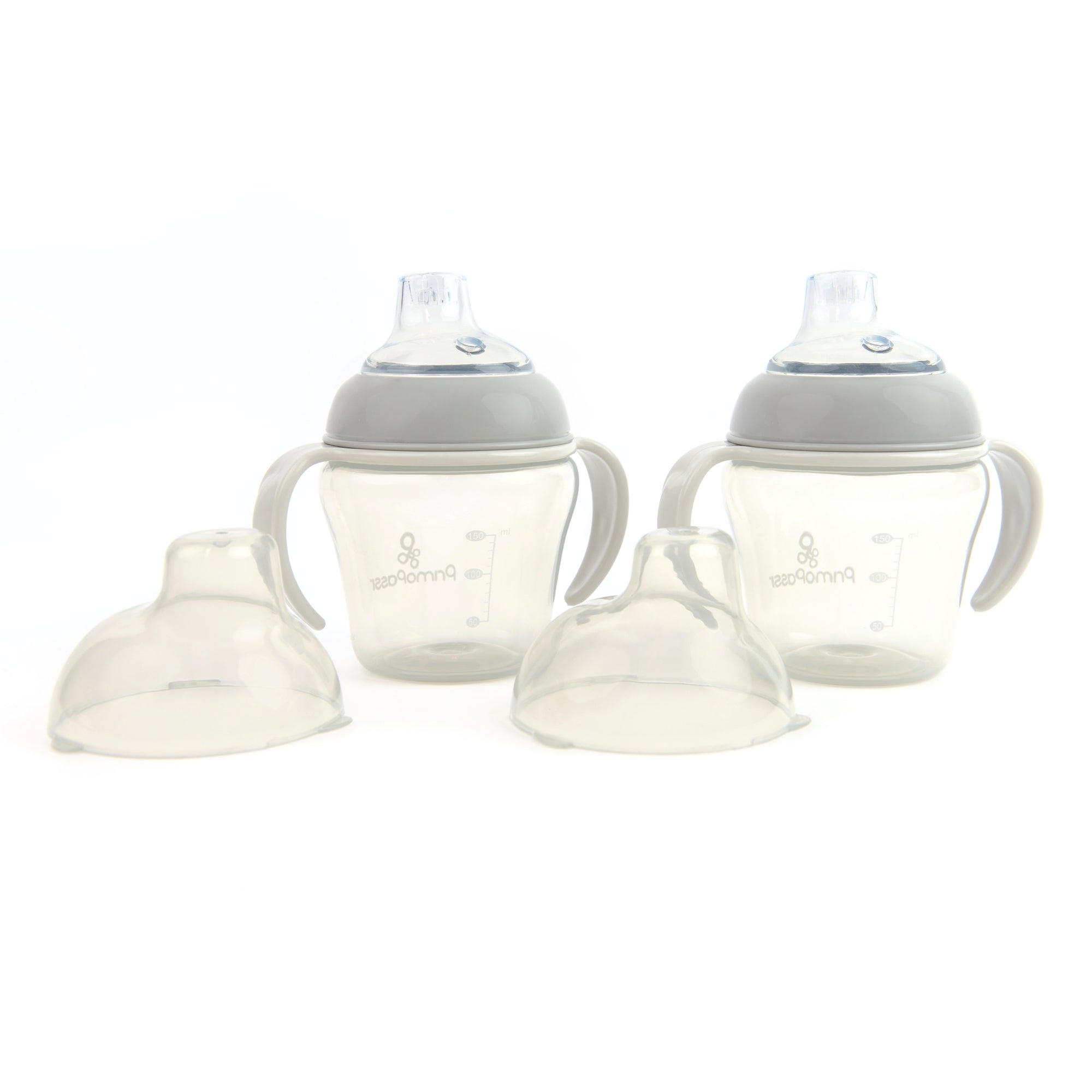 Primo Passi - Sippy Cup 4M, 2Pk, Grey