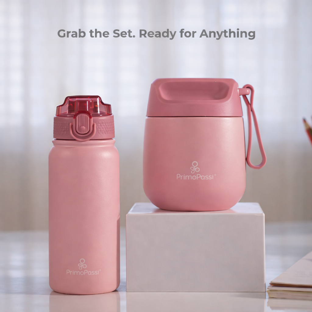 Kids Insulated Straw Water Bottle 12 Oz