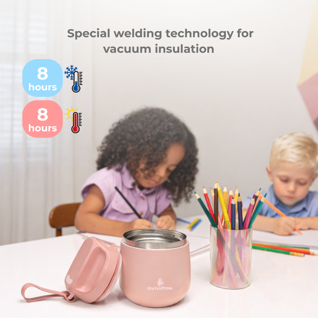 Kids Insulated Food Jar 13.5 oz (400 ml) | Primo Passi