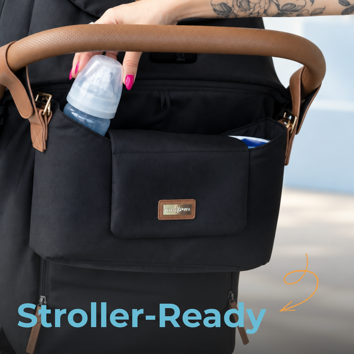Nero Stroller Organizer | 2-in-1 Organizer & Shoulder Bag