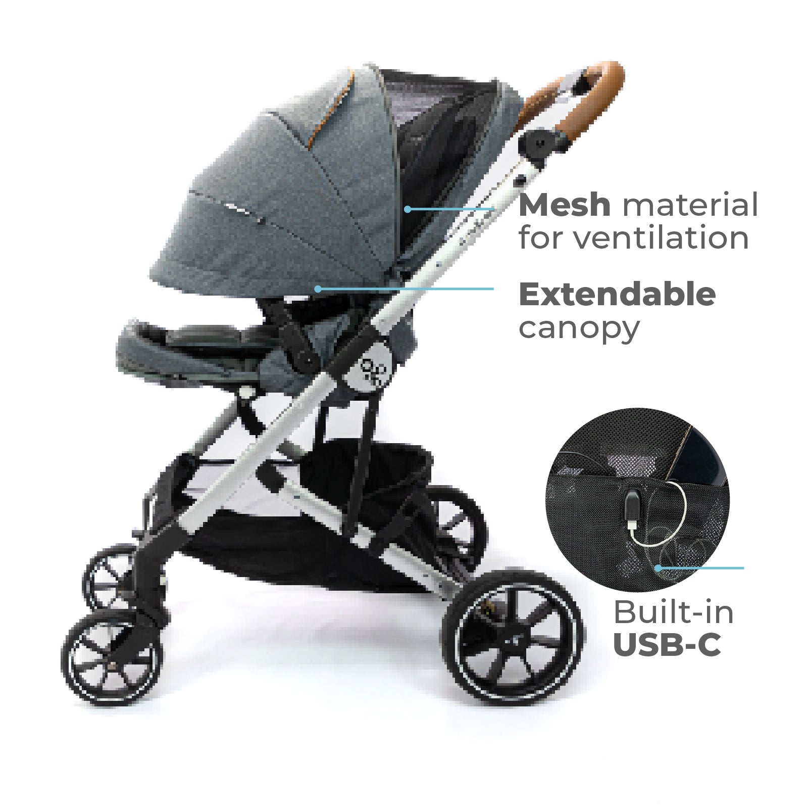 Primo Passi - Icon Baby Stroller V2, Reversible Seat, Newborn to Toddler