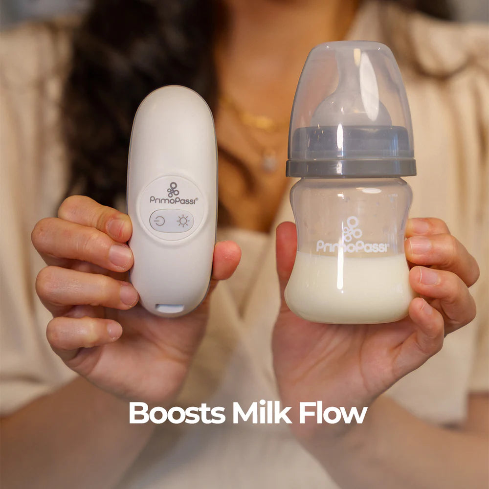 Primo Passi Lactation Massager + Temp-Sensing Breastmilk Storage Bag,8Oz,250Ml,100Pc