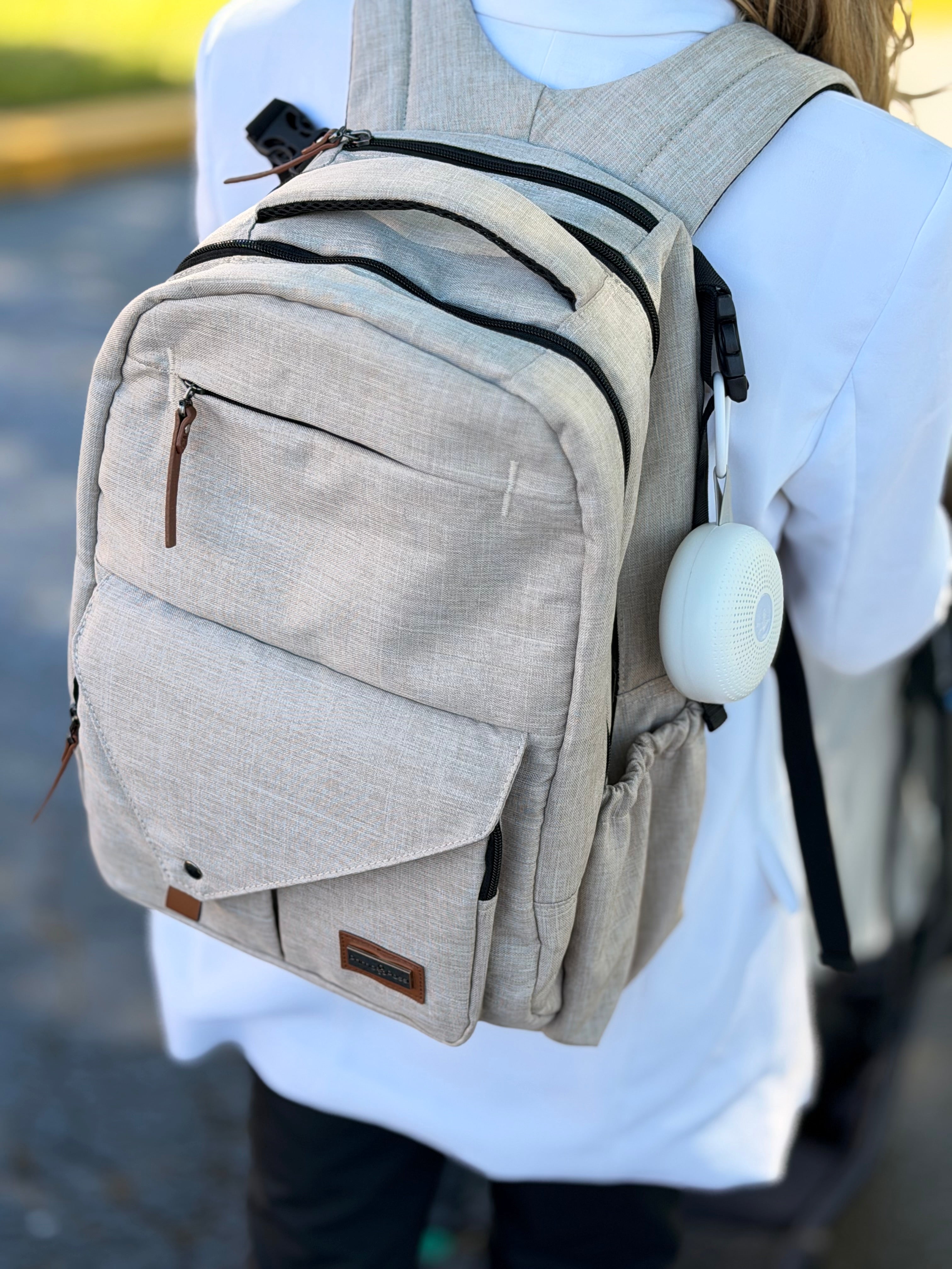 Primo Passi PerTutti  Baby Diaper Bag Backpack, Beige