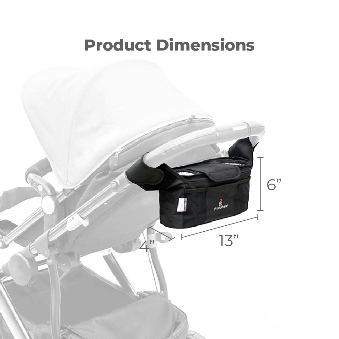 Primo Passi - Stroller Handle Organizer, Black