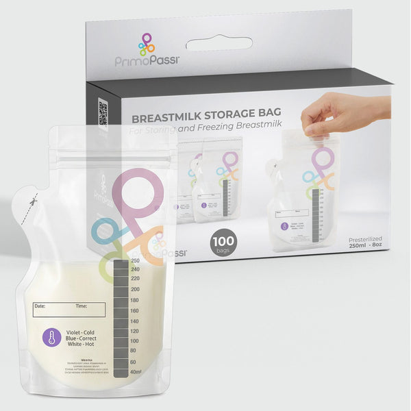 100 Count Breast Milk Storage Bags – Leak-Proof