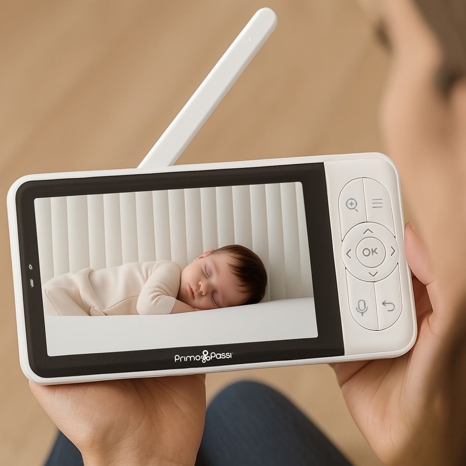 Primo Passi - Smart Wi-Fi Baby Monitor with 5” HD Screen, Night Vision & App Access