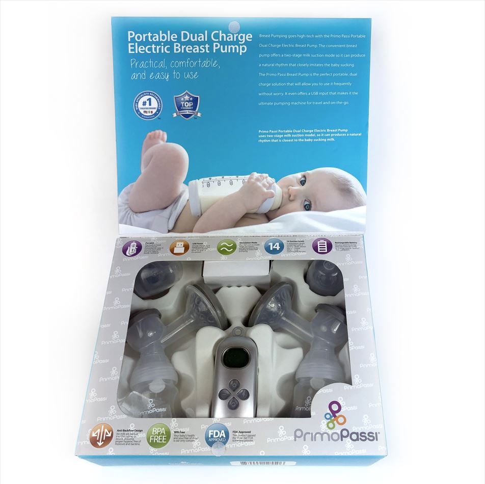 Primo Passi - Portable Double Electric Breast Pump, Special Edition