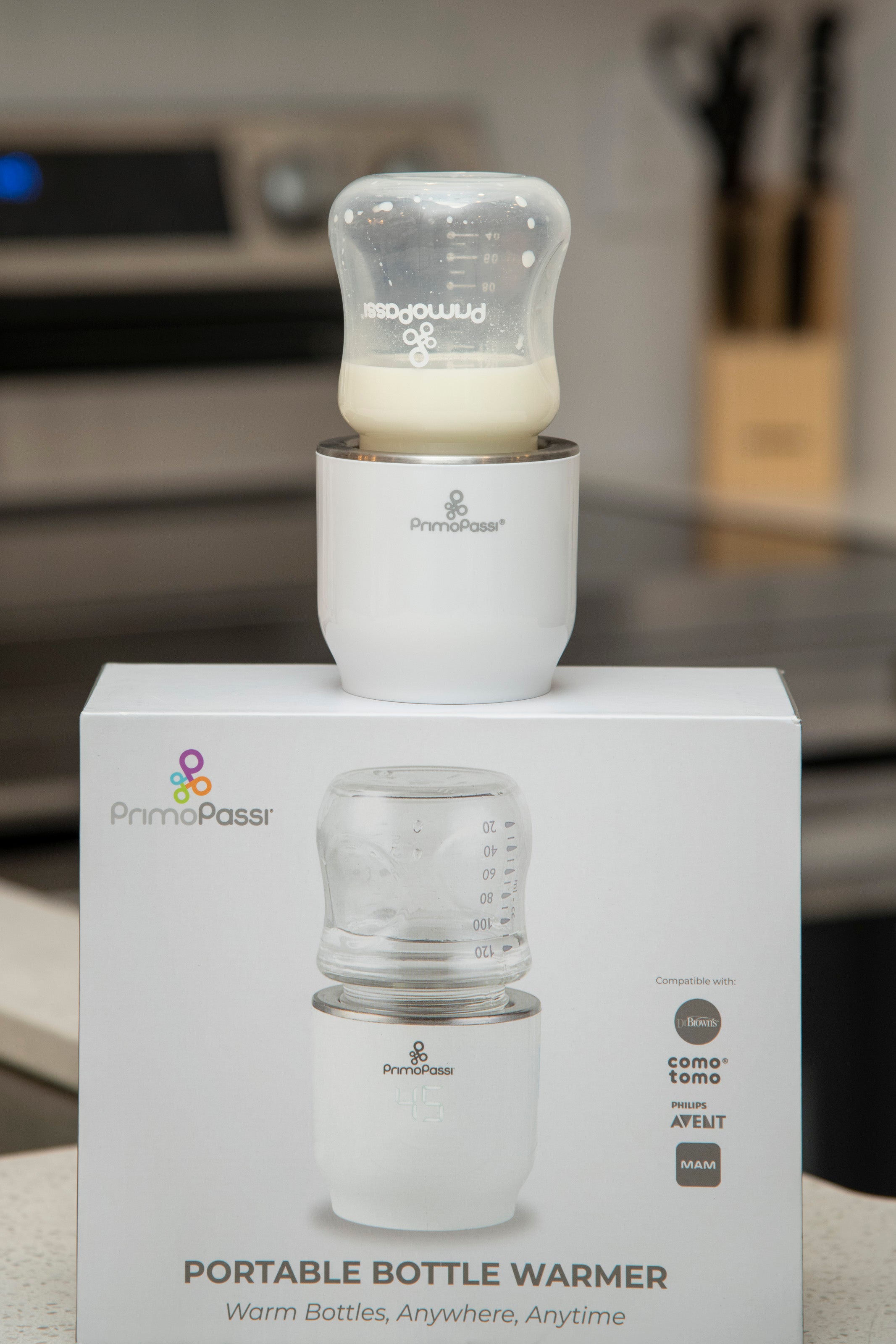 Primo Passi - Portable Bottle Warmer, White