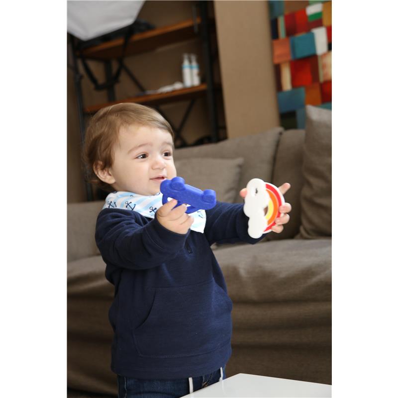 Primo Passi - Silicone Teether, Rainbow
