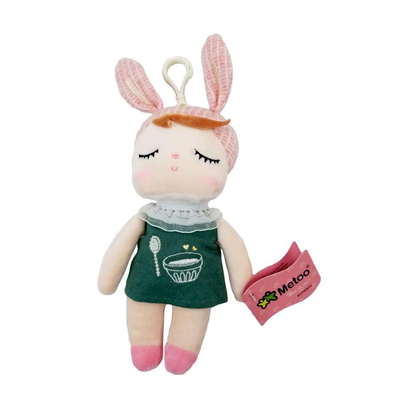 Primo Passi - Me Too, Plush Angela Doll Baby, Keychain Green