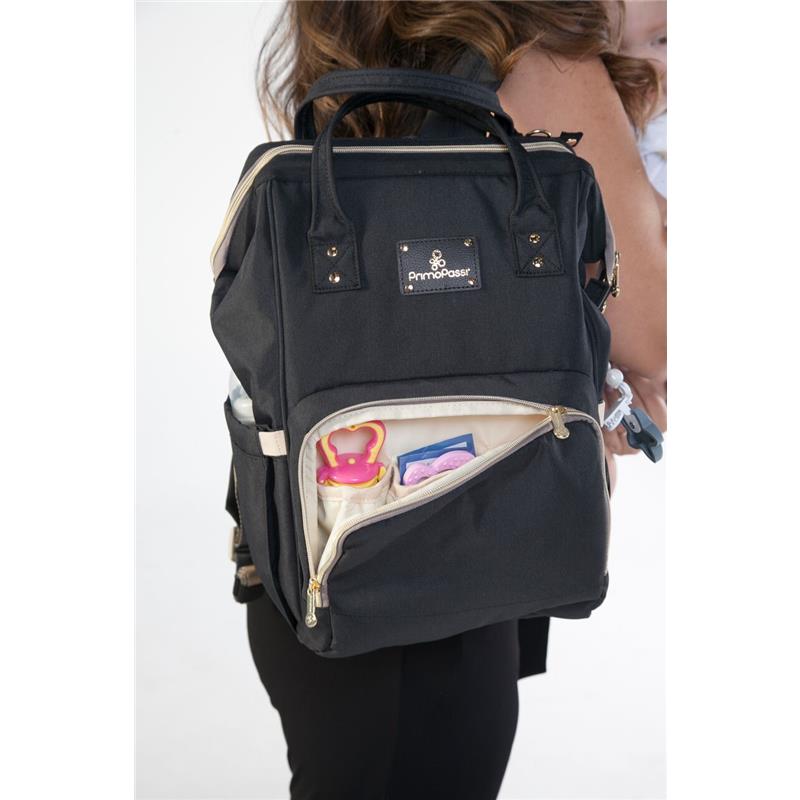 Primo Passi - Lucca Diaper Backpack (Black)