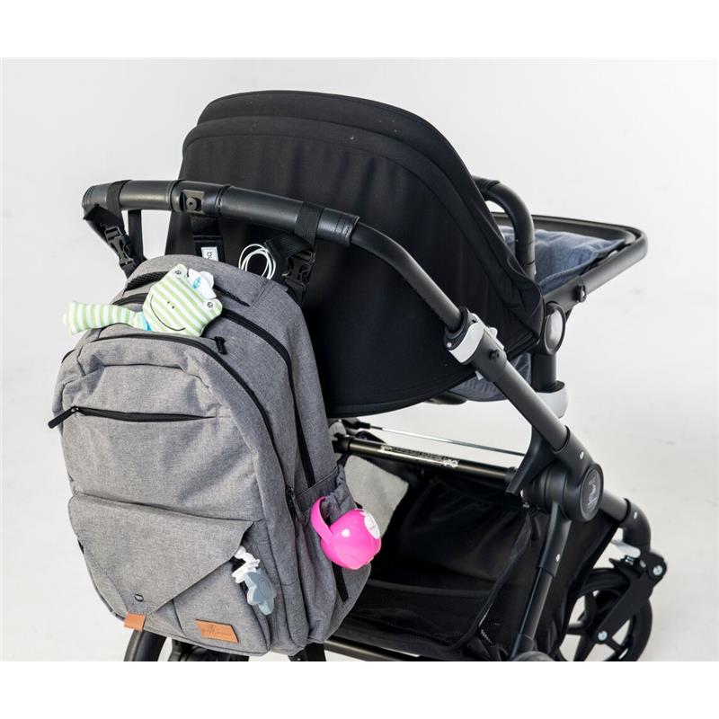 Primo Passi - Backpack, Pertutti Diaper Bag, Grey Melange