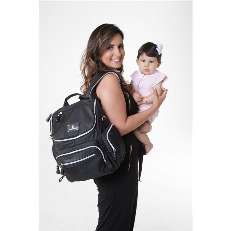 Primo Passi - Vittoria Diaper Bag Backpack (Black)