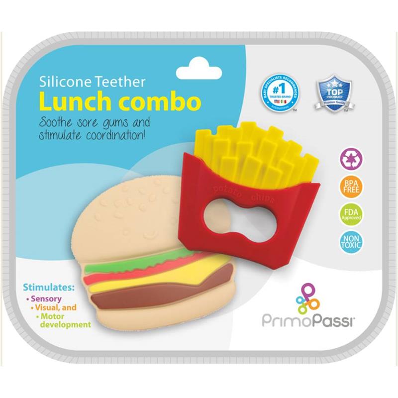 Primo Passi - Silicone Teether, Lunch Combo