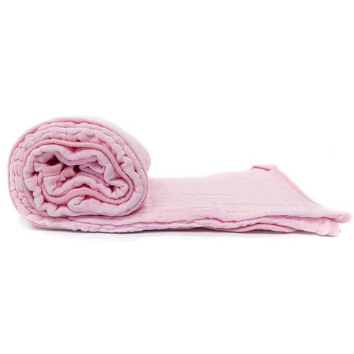 Primo Passi - Hooded Muslin Towel, Light Pink