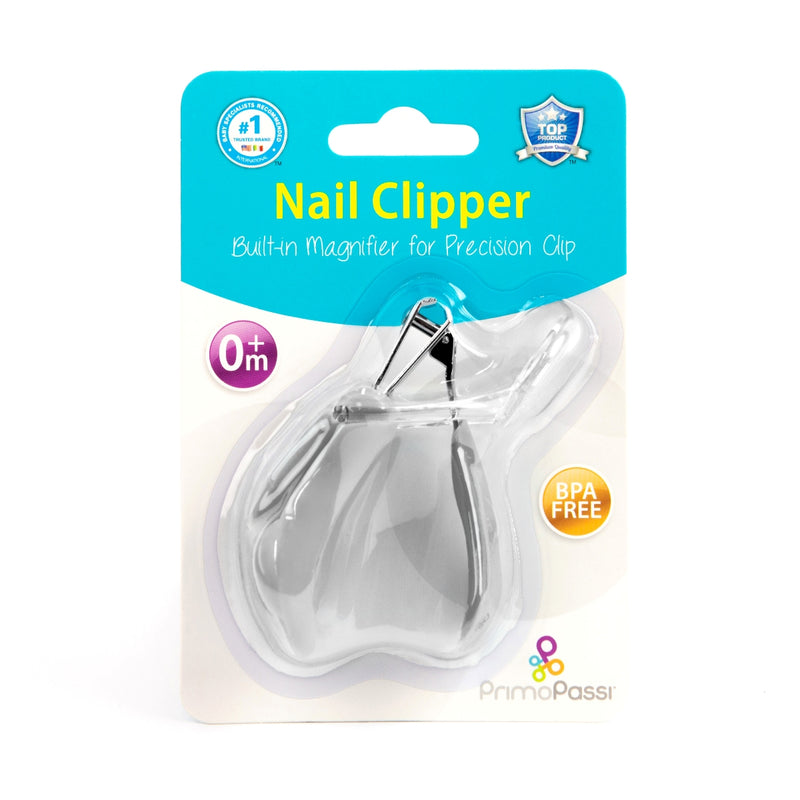 Primo Passi - Nail Clipper W/ Magnifier (Grey)