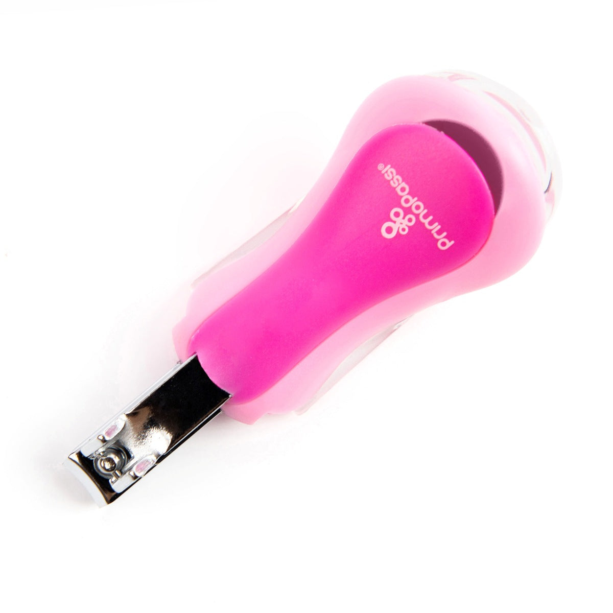 Primo Passi - Nail Clipper, With Magnifier, Pink