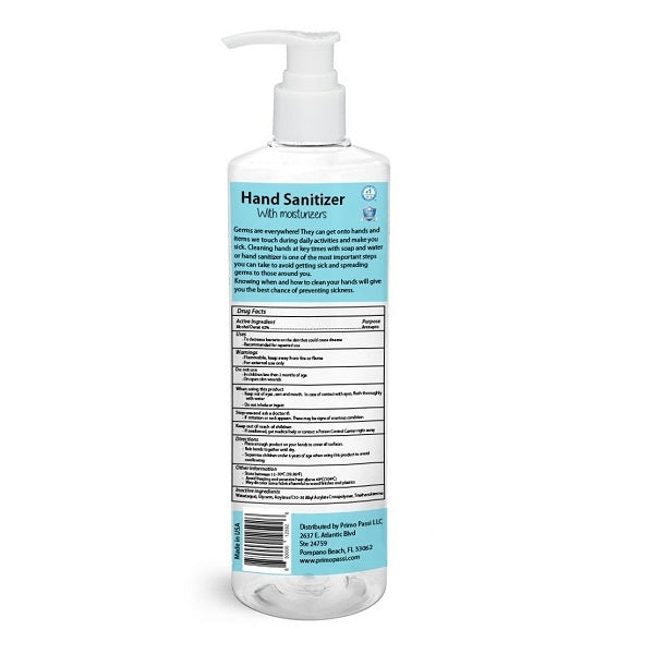Primo Passi - Hand Sanitizer with Moisturizers | Antibacterial Gel - 16Oz