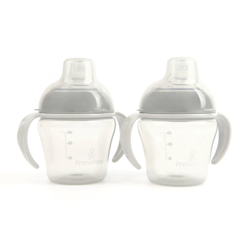 Primo Passi - Sippy Cup 4M (Grey) 2Pk