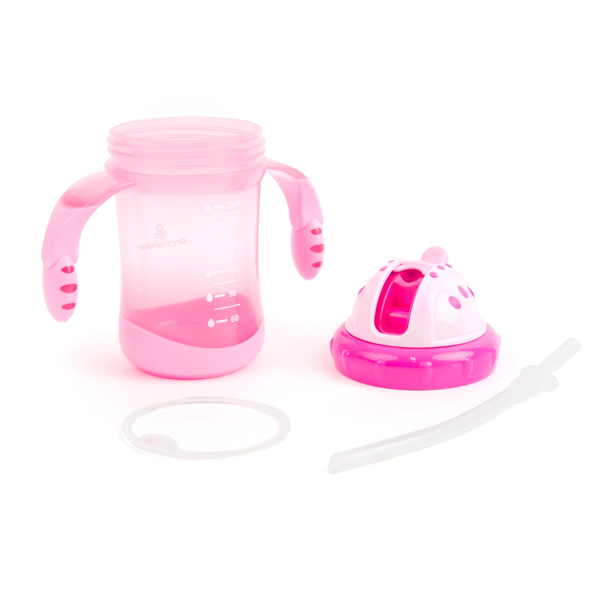 Primo Passi - Straw Cup, Pink, 7oz