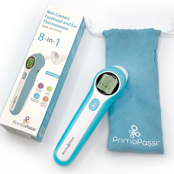 Primo Passi - Non Contact, Ear and Forehead Thermometer 8-in-1